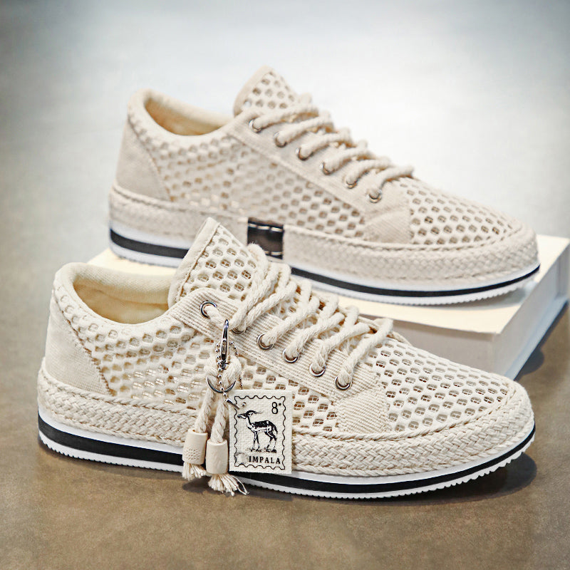 Atmungsaktive Herren-Sneaker mit Mesh-Oberfläche – Bild 3 | LuxeStyle