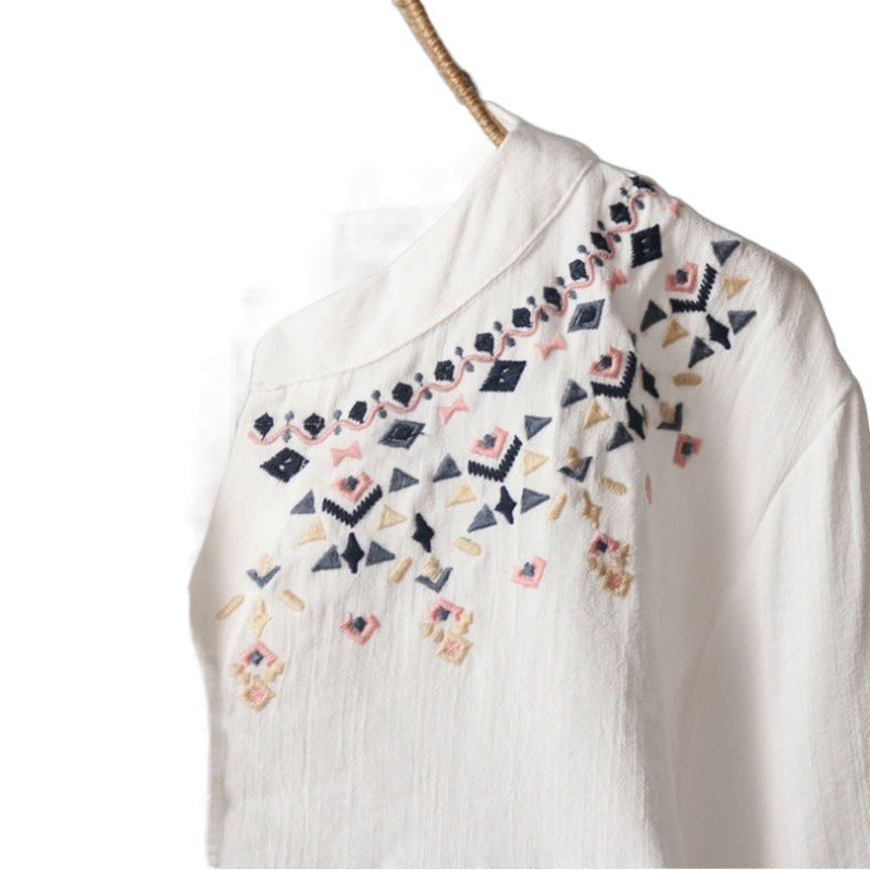 Damen Langarmshirt mit Stickerei – Bild 5 | LuxeStyle
