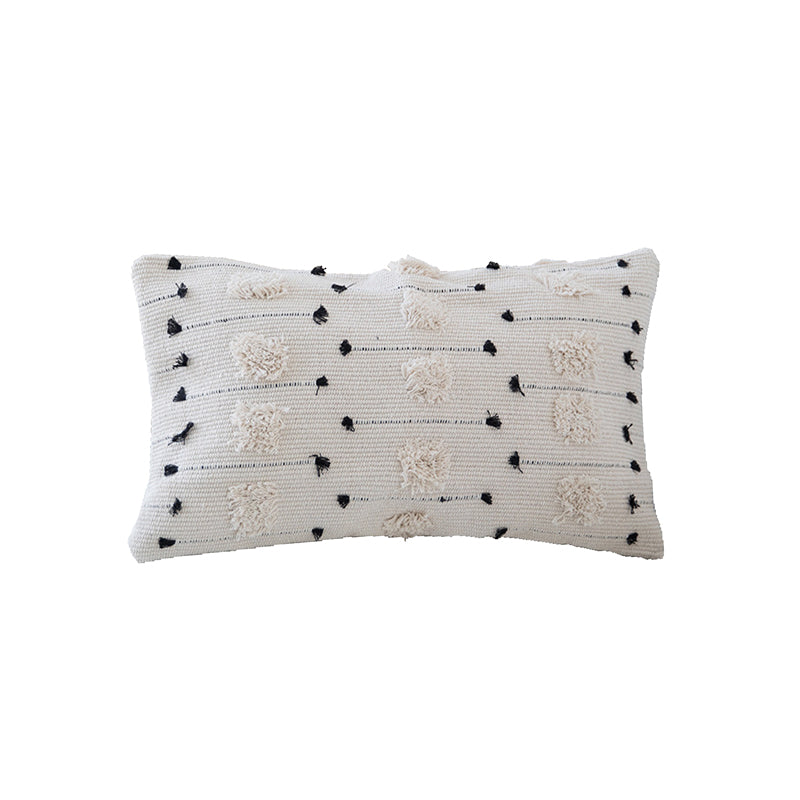 Kissenbezug Baumwolle Leinen mit Cut-Outs | LuxeStyle