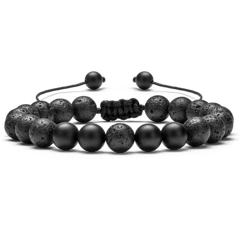 Tiger Eye Partnerarmbänder aus mattem Achat