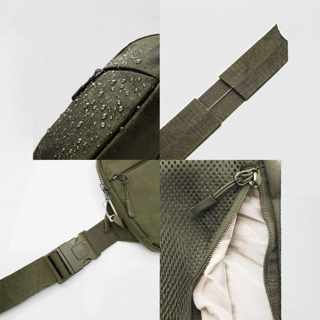Unisex Crossbody Brusttasche mit RFID-Schutz | LuxeStyle
