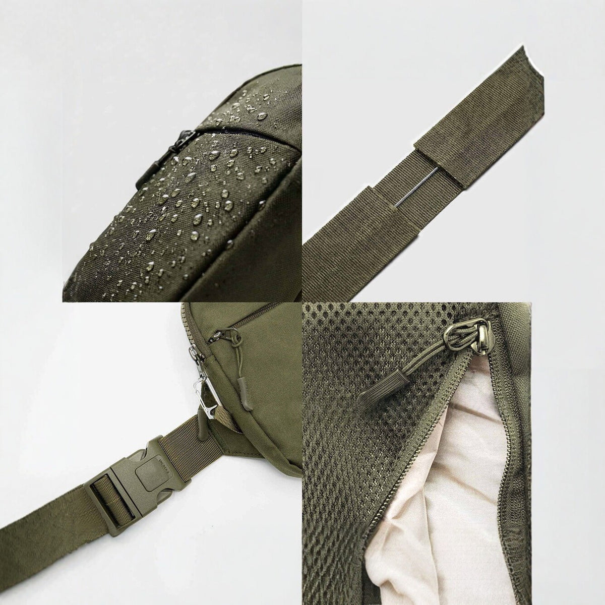 Unisex Crossbody Brusttasche mit RFID-Schutz | LuxeStyle