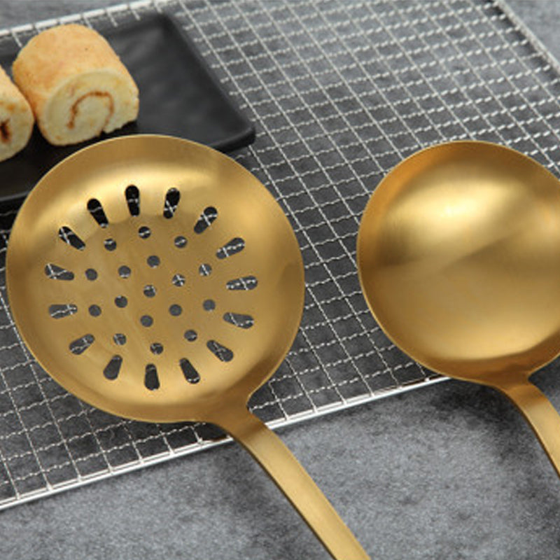 6-teiliges Kochbesteck-Set aus Edelstahl – Bild 2 | LuxeStyle
