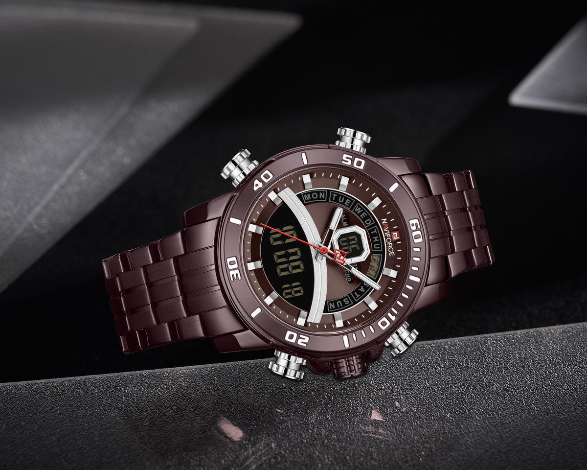 NAVIFORCE Quarzuhr mit Stahlband – Bild 2 | LuxeStyle