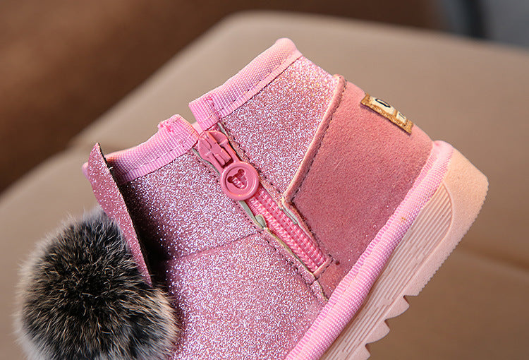 Warme Lauflernschuhe mit Klettverschluss | LuxeStyle