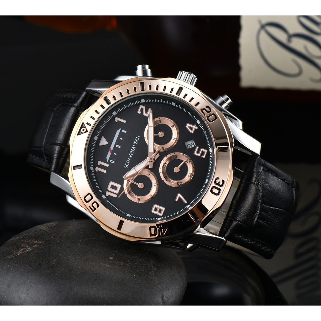 Herren Business Quarzuhr mit Chronograph