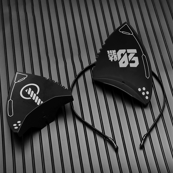 Punk Maske mit Katzenohren-Stirnband