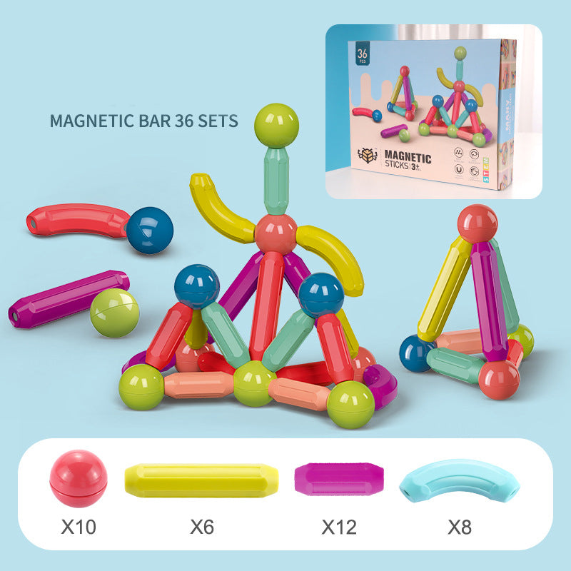 Magnetische Bausteine für Kinder