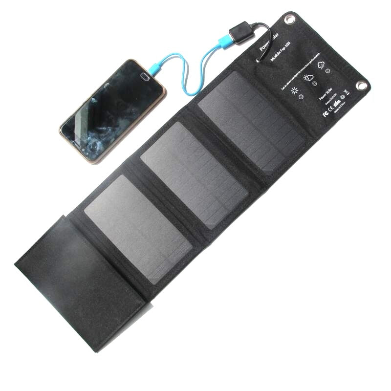 Faltbares 10W Solar-Ladegerät