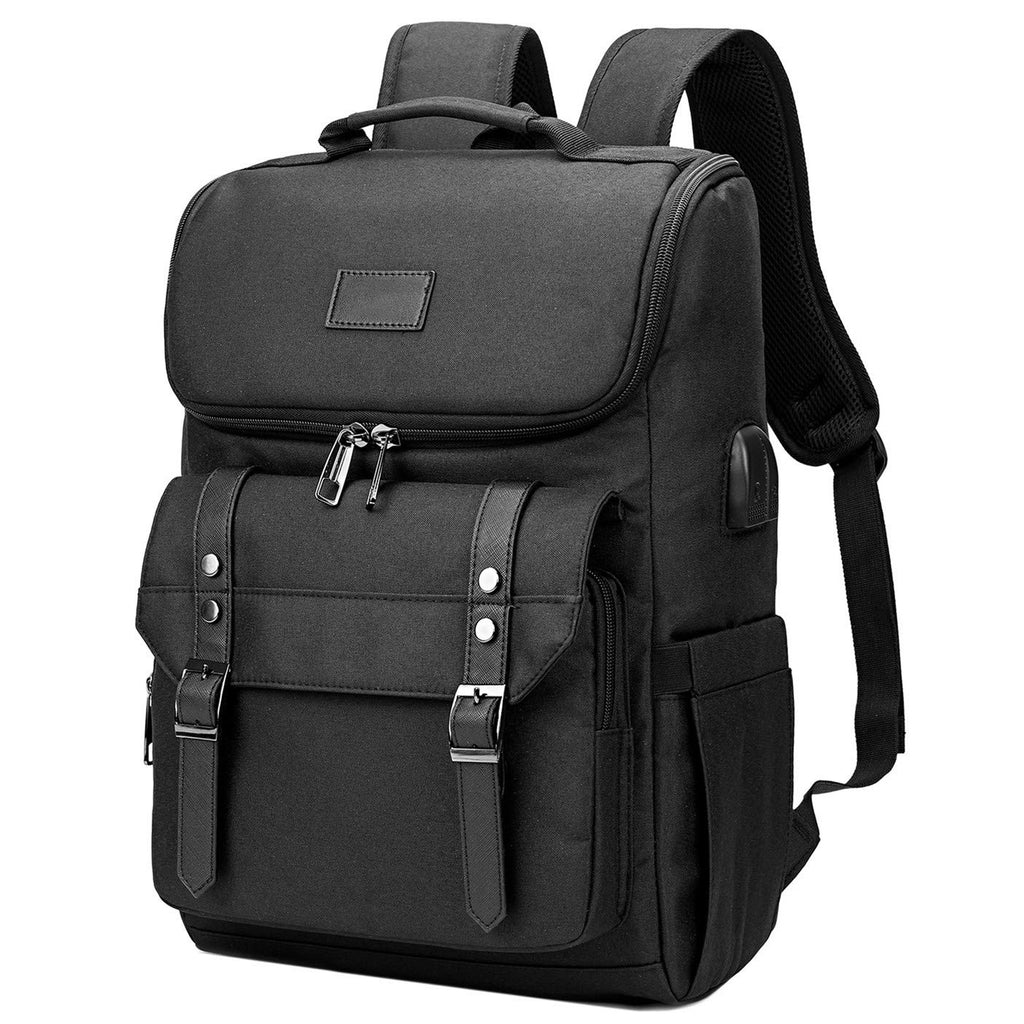 Retro Rucksack mit USB-Anschluss – Bild 10 | LuxeStyle