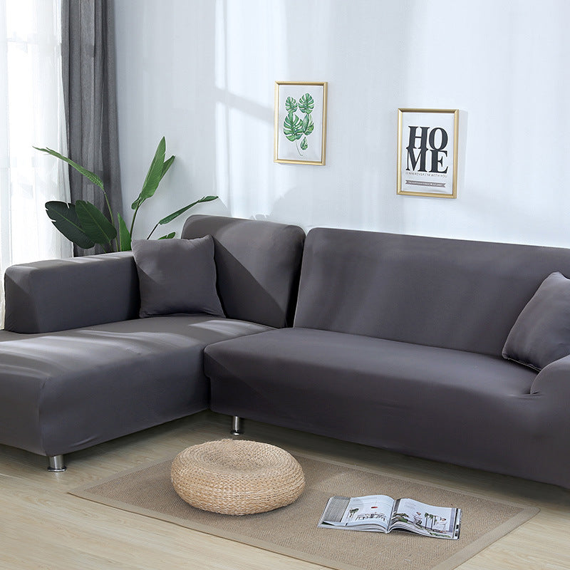 Ecksofa-Überzug, 2-teilig, elastisch – Bild 8 | LuxeStyle