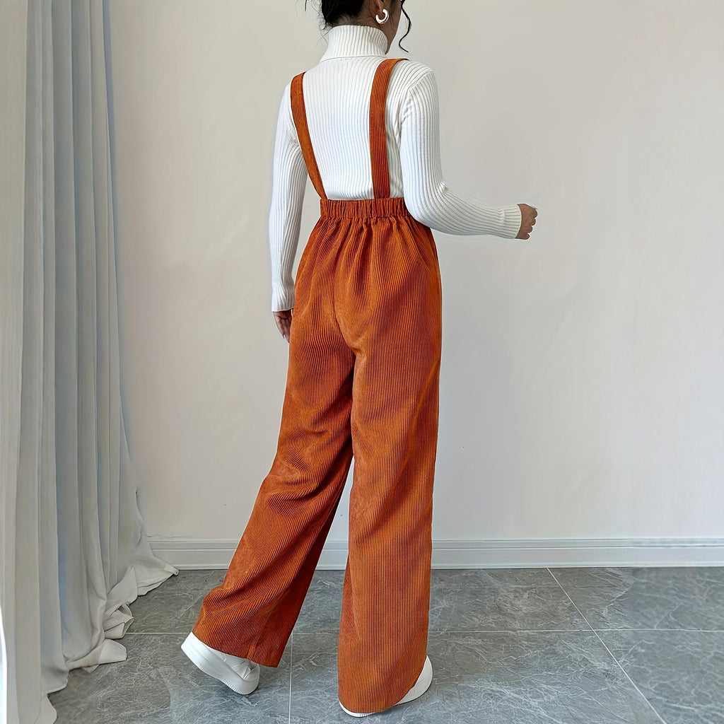 Corduroy Latzhose für Damen