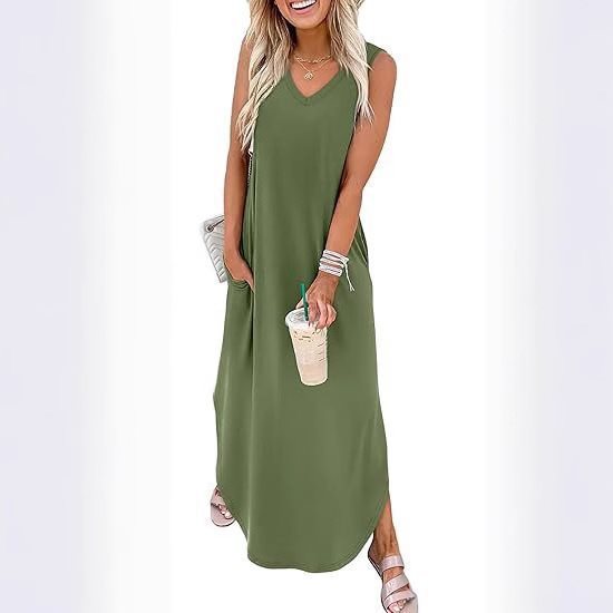 Extra-langes Sommerkleid für die Ferien – Bild 4 | LuxeStyle