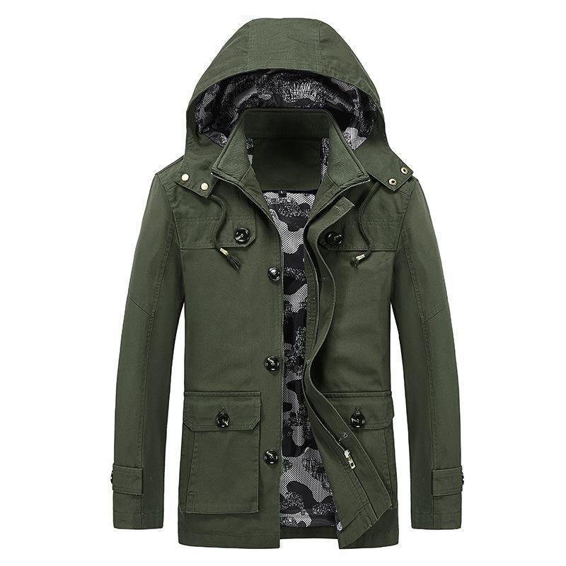Trenchcoat für Herren, mittellang, Slim-Fit – Bild 3 | LuxeStyle