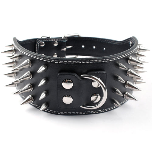Halsband aus PU-Leder mit Kroko-Muster