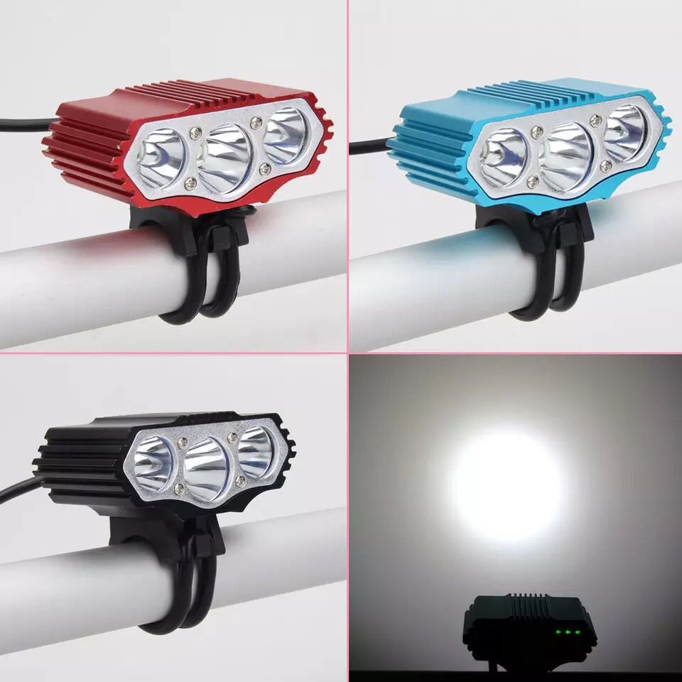 F3 USB Velo-Scheinwerfer mit 3 T6 LEDs