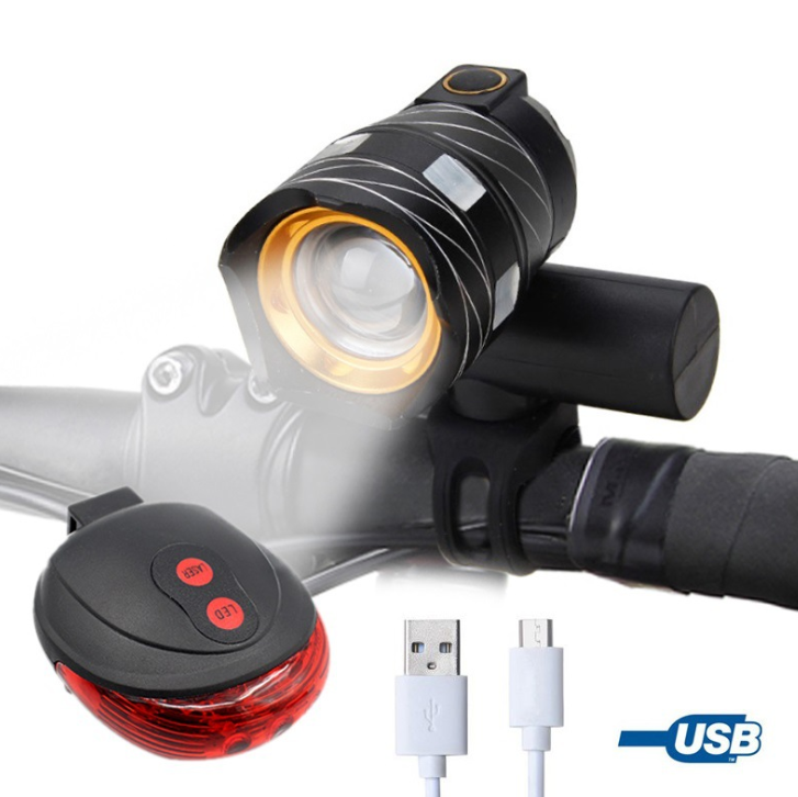 USB-Fahrradlicht Set – Bild 5 | LuxeStyle