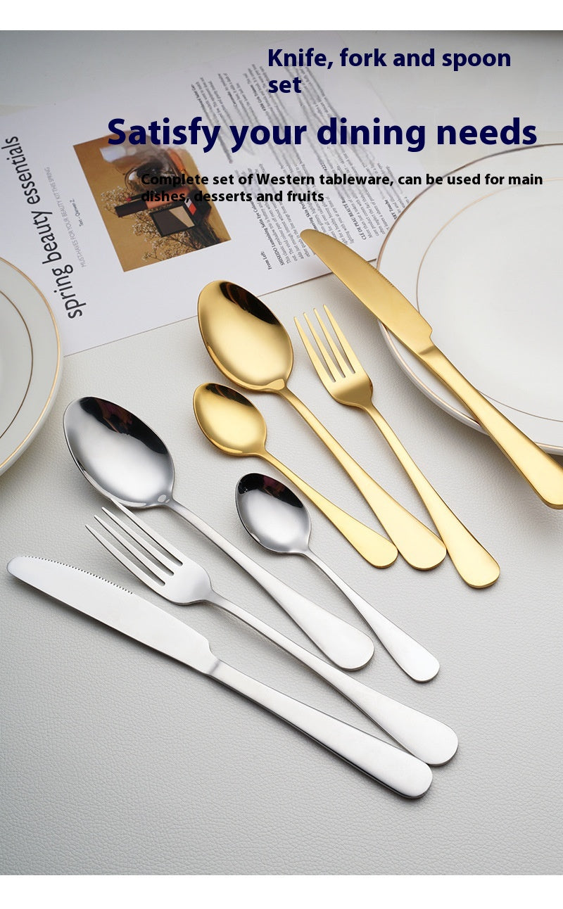 24-teiliges Besteck-Set aus Edelstahl – Bild 13 | LuxeStyle