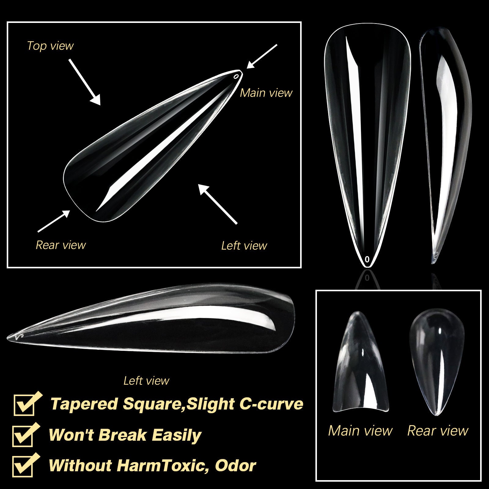 Transparente Nagel-Tips