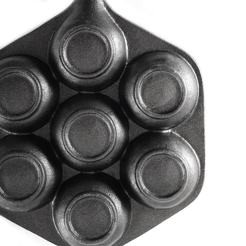 Gusseisen-Pfannkuchenform, 7 Mulden – Bild 6 | LuxeStyle