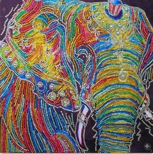 Diamond Painting „Indischer Elefant“ – Bild 2 | LuxeStyle