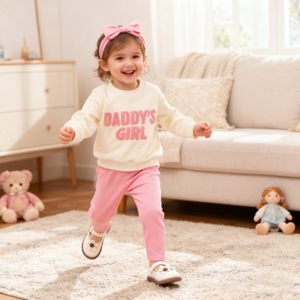 Sweatshirt- und Hosen-Set mit Buchstabenmuster – Bild 5 | LuxeStyle
