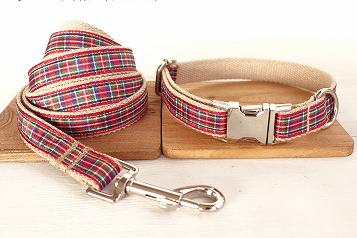 Leine Rotes Schottenkaro | LuxeStyle