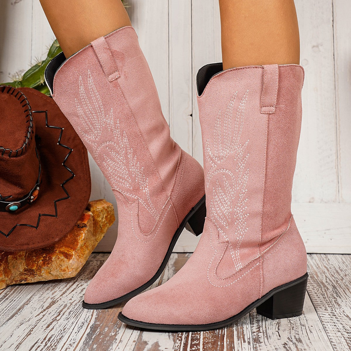 Suede-Stiefel für Herbst und Winter