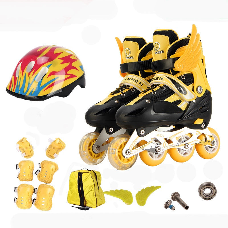 Einzelrad Kinderrollschuhe mit verstellbarem Antrieb – Bild 1 | LuxeStyle