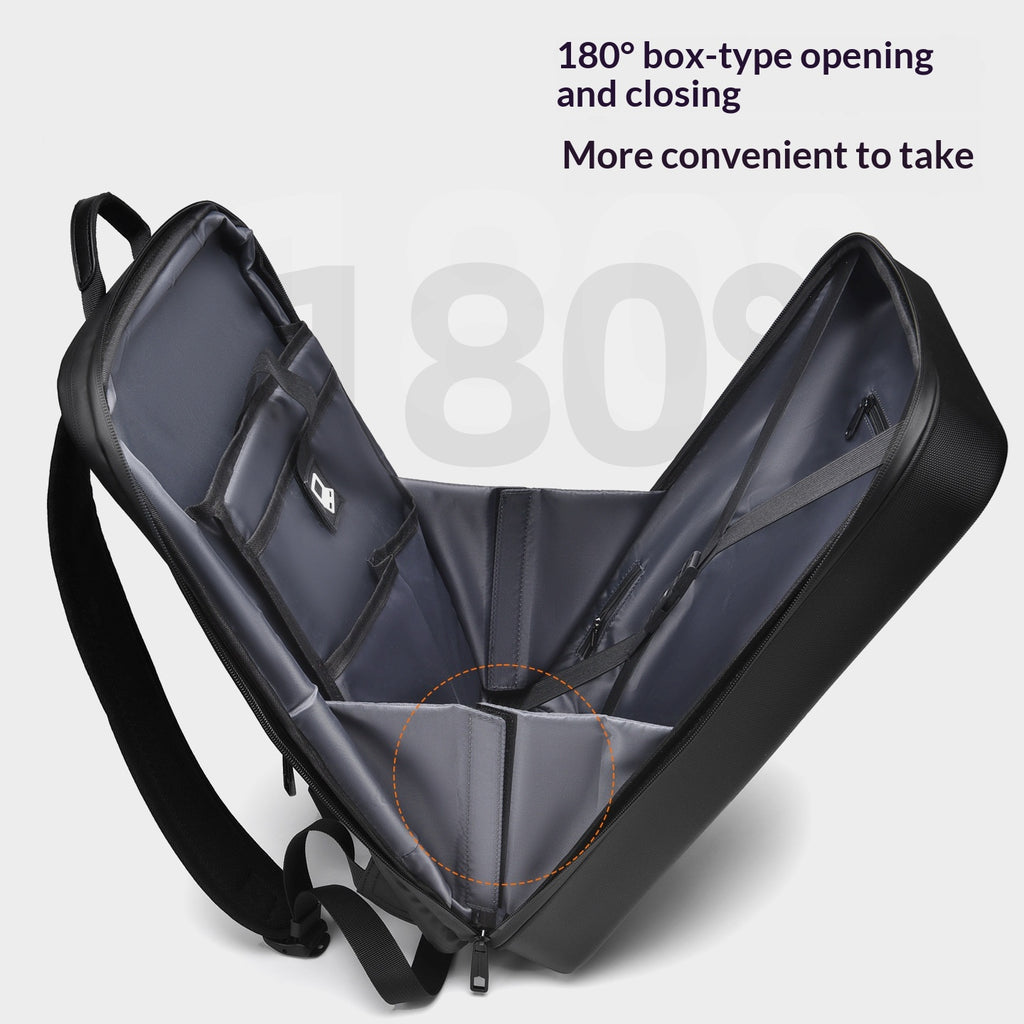 Velo-Rucksack mit Hartschale, erweiterbar – Bild 8 | LuxeStyle