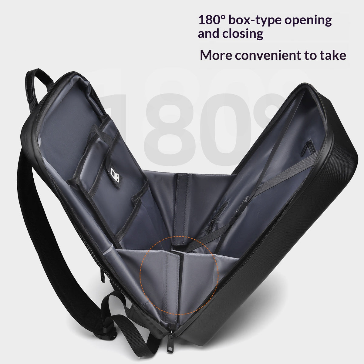 Velo-Rucksack mit Hartschale, erweiterbar – Bild 8 | LuxeStyle