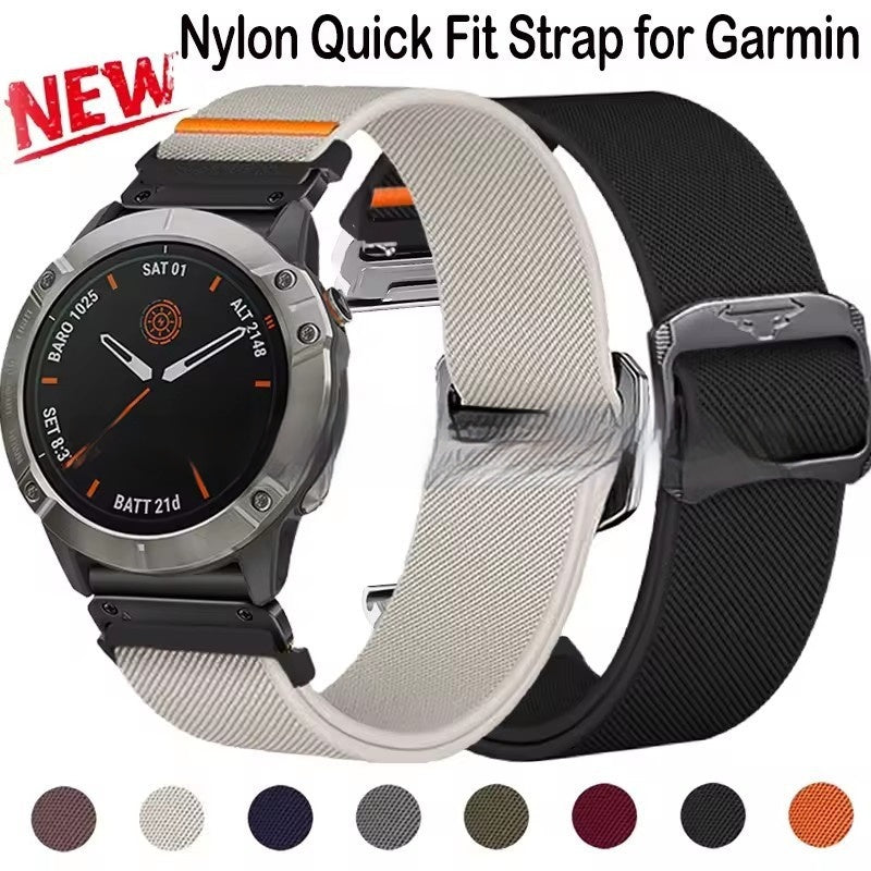 Elastisches Nylon-Armband mit Schnalle – Ansicht 2