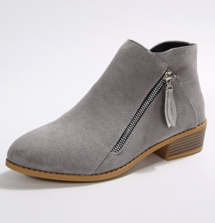 Chunky-Heel Ankle Boots mit spitzer Zehe – Bild 11 | LuxeStyle