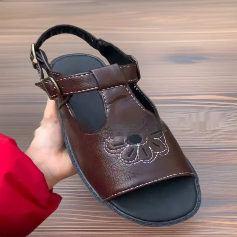 Personalisierte bestickte Strand-Sandalen für Herren – Bild 3 | LuxeStyle
