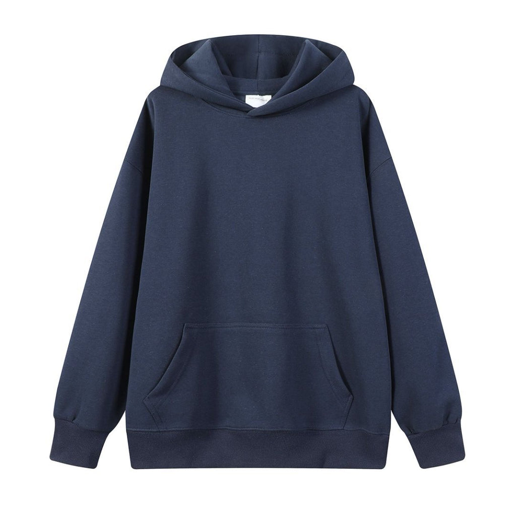 Lockerer Hoodie mit überschnittenen Schultern