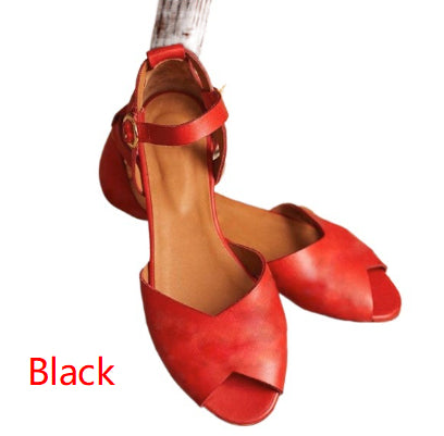 Flache Ledersandalen für Damen – Bild 2 | LuxeStyle