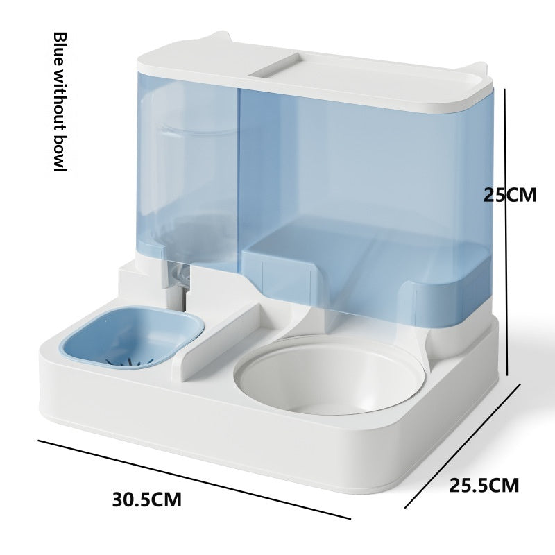 Futter- und Wasserspender-Kombination