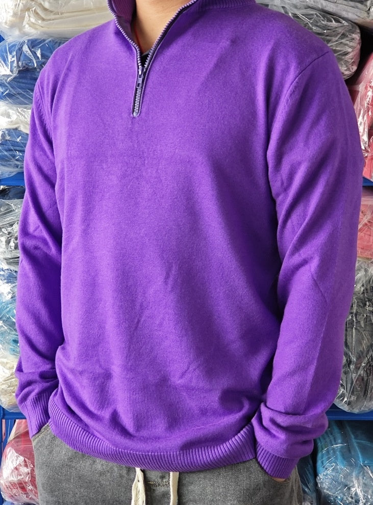 Winterpullover Slim Fit Wollmischung