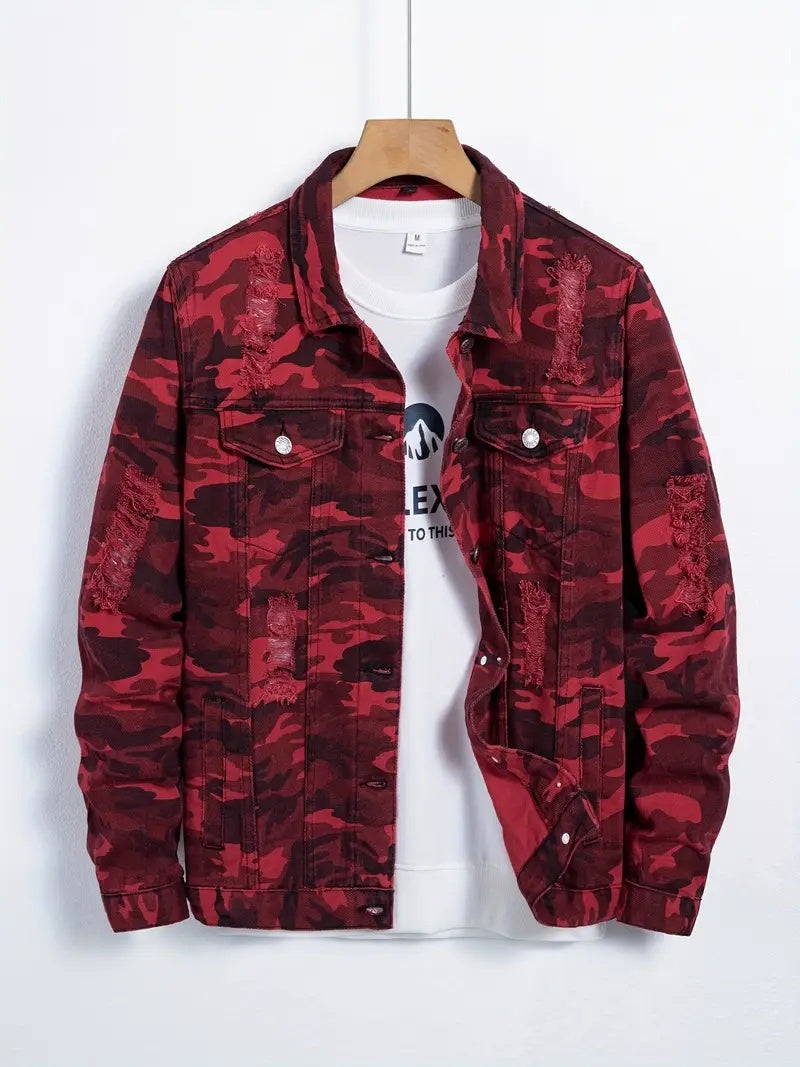 Lockere Jeansjacke im Korea-Stil für Herren – Y033S – Ansicht 3
