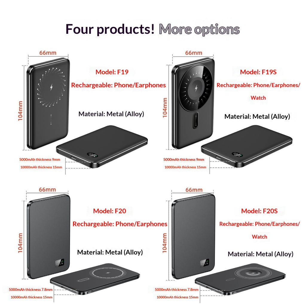 3-in-1 MagSafe Power Bank für Smartwatches