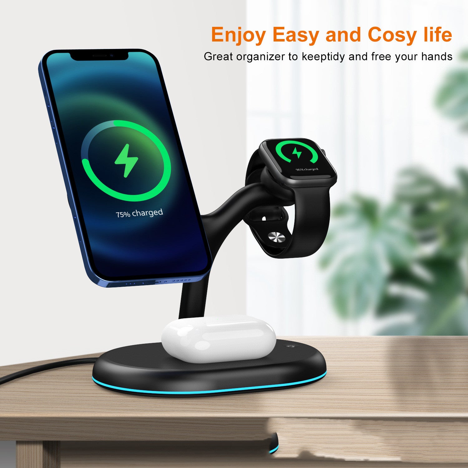 3-in-1 Magnetisches Wireless Ladegerät