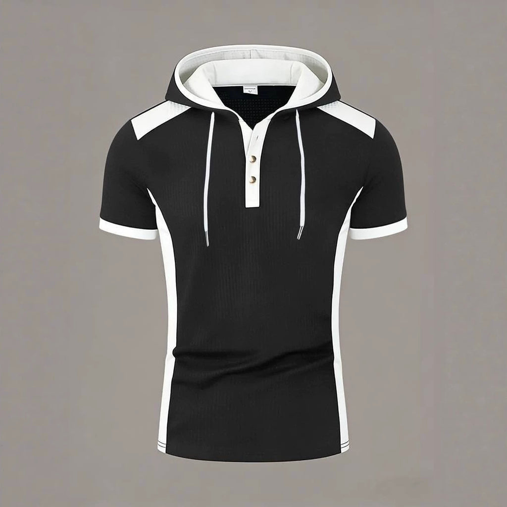 Kurzarm Hoodie für Herren