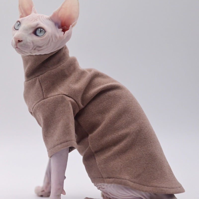 Warmes Sweater für haarlose Katzen