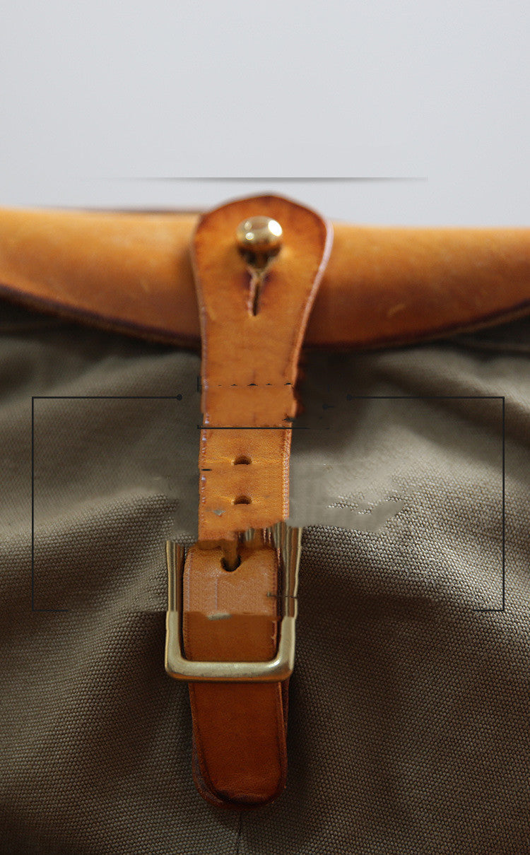 Vintage Herren-Schultertasche aus Canvas – Bild 2 | LuxeStyle