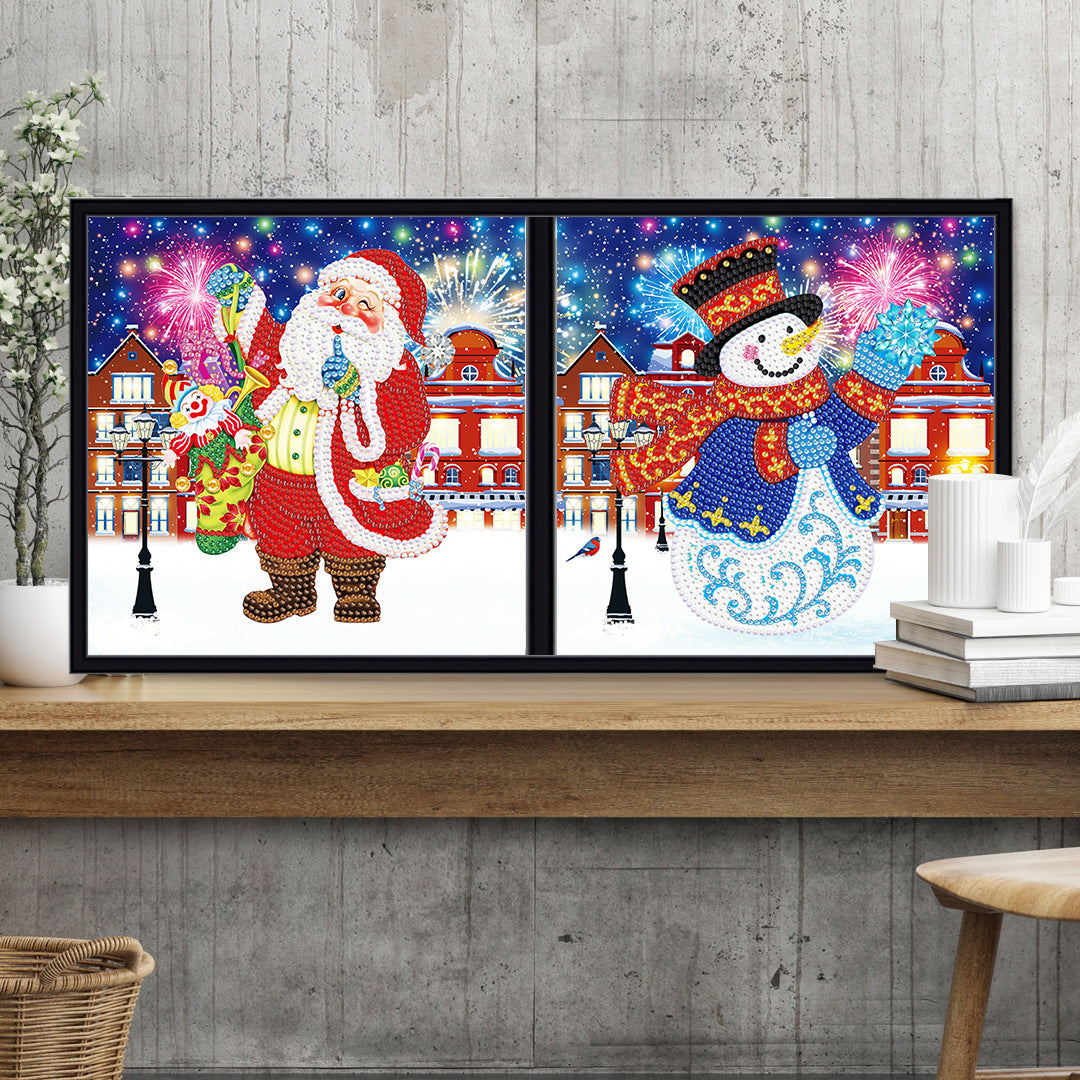 DIY Diamond Painting Weihnachtsbaum (2er-Set)