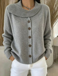 Strick-Cardigan mit Knöpfen