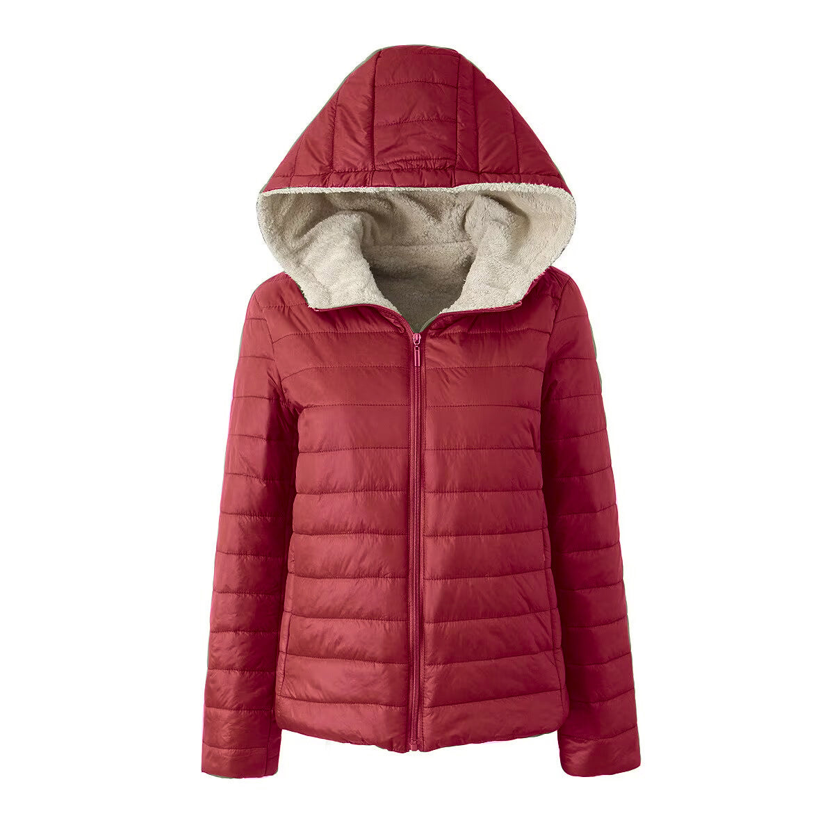 Weibliche Hooded Fleece Jacke – lockerer Schnitt – Bild 3 | LuxeStyle