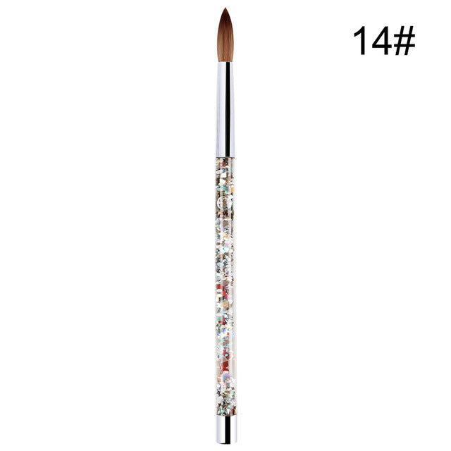Nail Art Pinsel mit Glitzergriff – Bild 6 | LuxeStyle