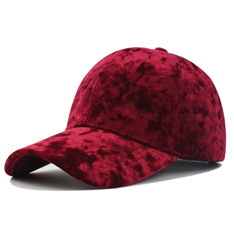 Samt-Cap «Velours» · Retro Baseball-Mütze, verstellbar – Ansicht 2