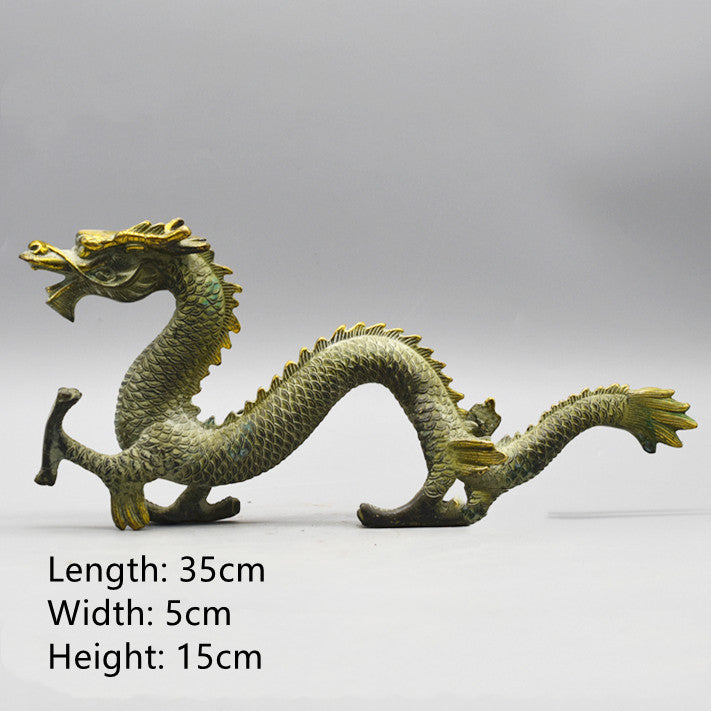Antiker Bronze Drache mit Kugel – Bild 3 | LuxeStyle